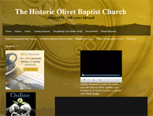 Tablet Screenshot of olivetbaptistchurchchicago.org